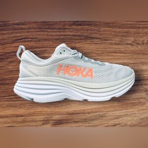Women’s HOKA Bondi 8 Harbor Mist/Lunar Rock 
Size 8B (medium width)